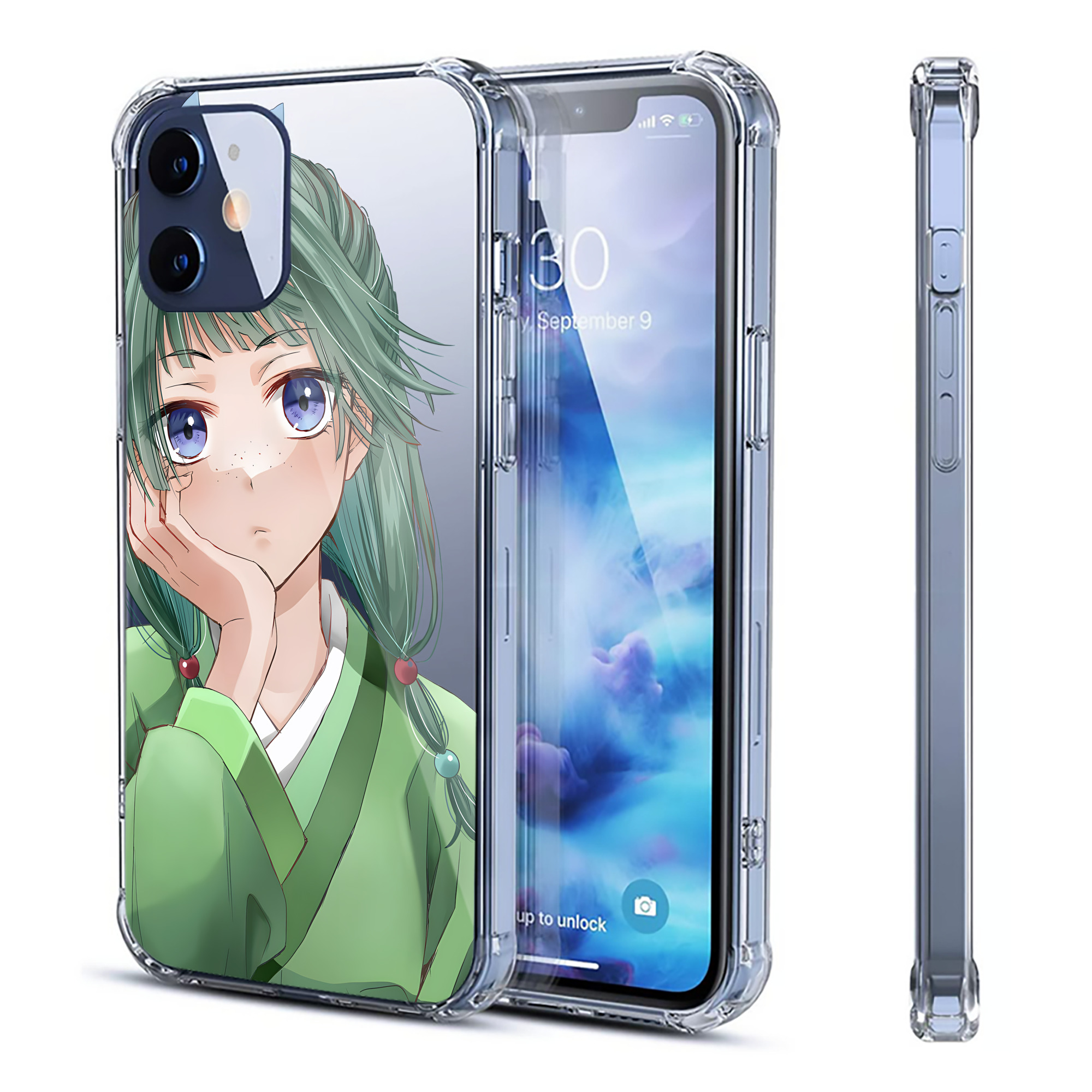 （画像用） 薬屋のひとりごと The Apothecary Diaries 【iPhone 12シリーズ対応】透明スマホケース（クリアソフトケース）